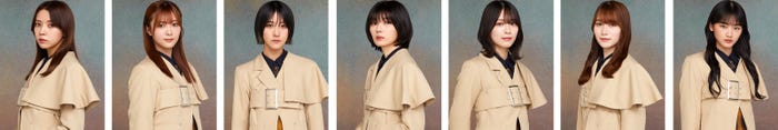 櫻坂46(左から)小林由依、田村保乃、土生瑞穂、藤吉夏鈴、森田ひかる、守屋麗奈、山崎天(提供写真)