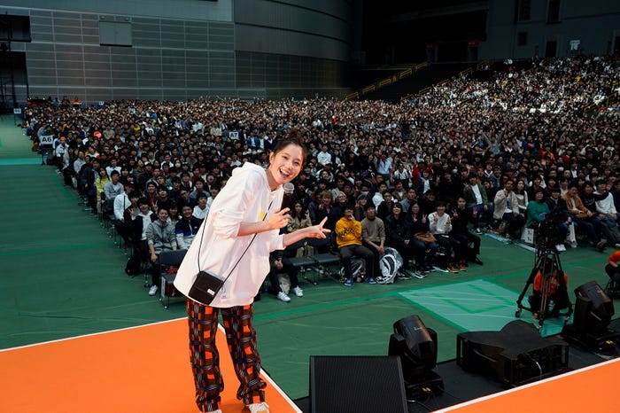 本田翼「ほんだのばいく」開設1周年記念イベント 第1部より(C)SDP