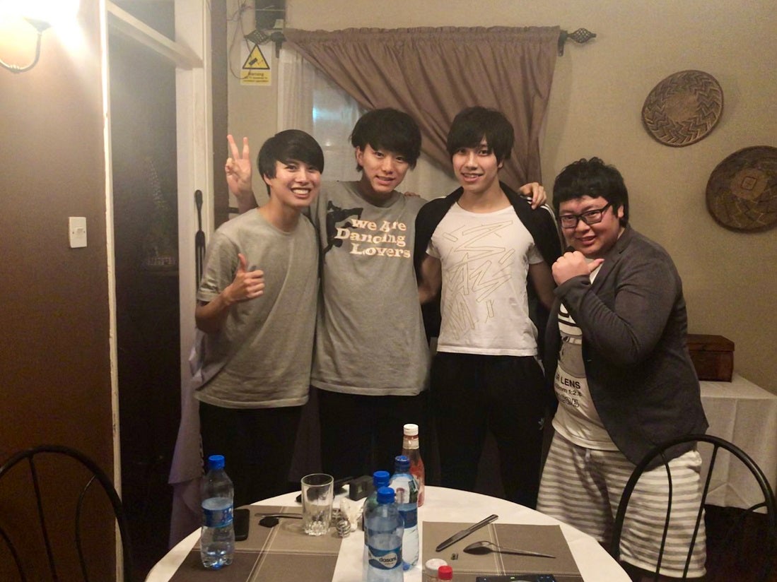 （左から）王子、うーじー、はり坊、しゅうまい（C）フジテレビ