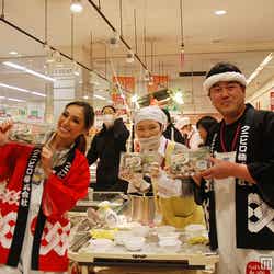 「三陸水産復興応援!『がんばろう東北』全国カキキャンペーン」を行ったLie