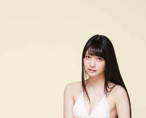 夢アド山口はのん、初水着で美バスト際立つ