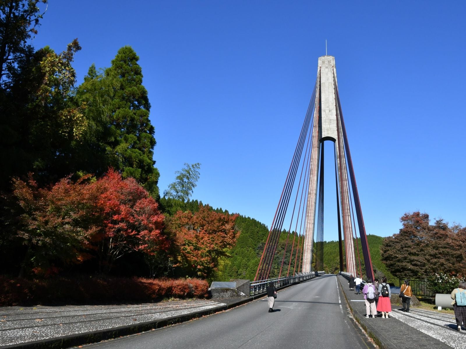 美しい鮎の瀬大橋