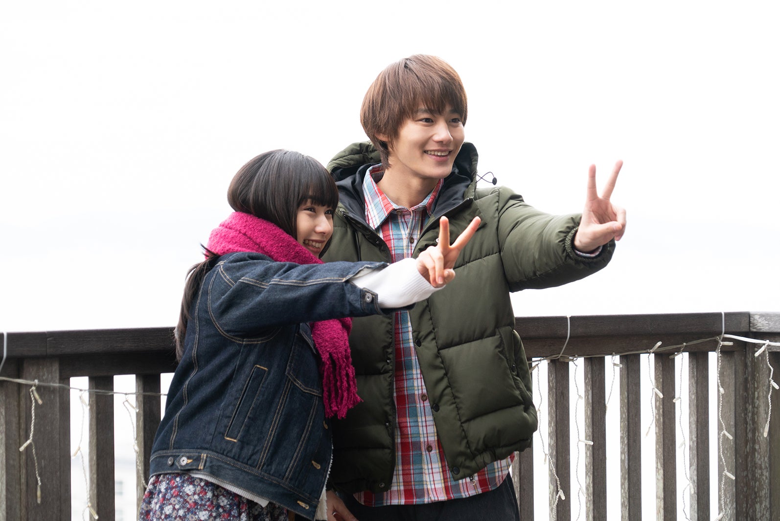 桜井日奈子、野村周平／「僕の初恋をキミに捧ぐ」第6話より（C）テレビ朝日