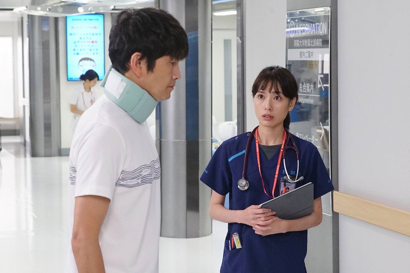 丸山智己、戸田恵梨香／「コード・ブルー」第5話より（画像提供：フジテレビ）