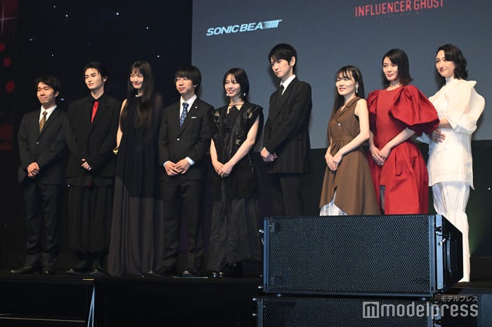 関駿太監督、西垣匠、山崎天、西山将貴監督、西野七瀬、本郷奏多、村上リ子監督、吉田美月喜、香椎由宇(C)モデルプレス