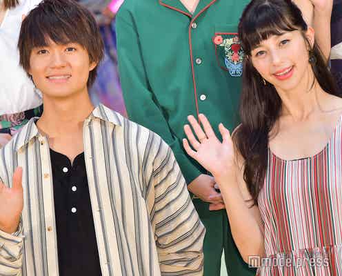 佐野勇斗、中条あやみに初対面で「I love you」 台風の中黄色い歓声飛び交う<3D彼女 リアルガール>