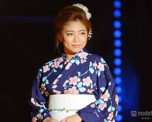 今井華“バイブス”封印?しっとり浴衣姿で日本アピール