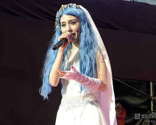 May J.、本格派「コープス・ブライド」仮装で登場 圧倒的美声で「Let It Go」披露