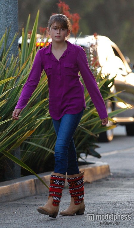 元祖スーパーモデル、シンディ・クロフォードの娘は10歳で10頭身？