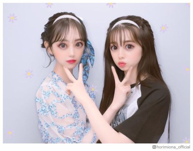 堀未央奈＆桜田ひより「ホットギミック」“成田姉妹”プリクラ公開に「可愛すぎる」「美人姉妹」の声