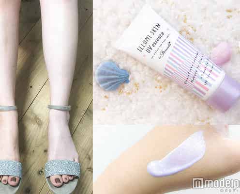 今年の日焼け止めはスゴい!美脚もGETできちゃう“パープルUV”に注目