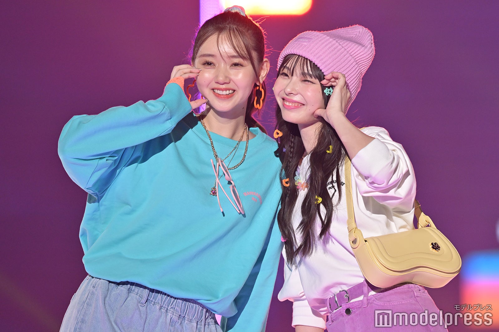 江野沢愛美、川口ゆりな（C）モデルプレス