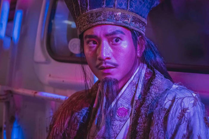向井理「パリピ孔明」第1話より(C)フジテレビ