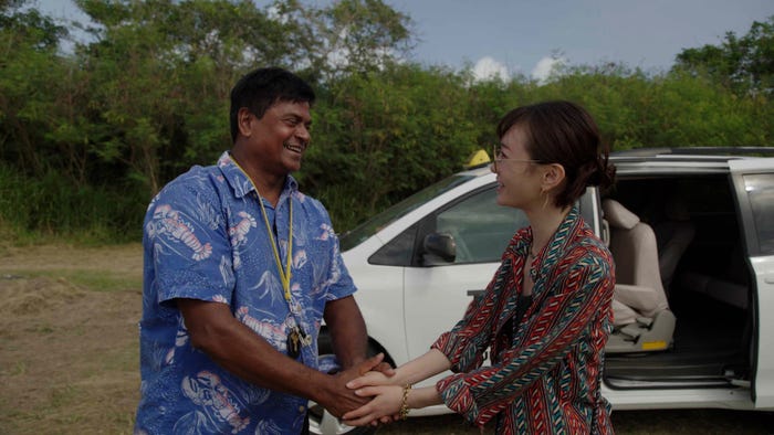 松本まりか(C)ドラマ「地球の歩き方」製作委員会