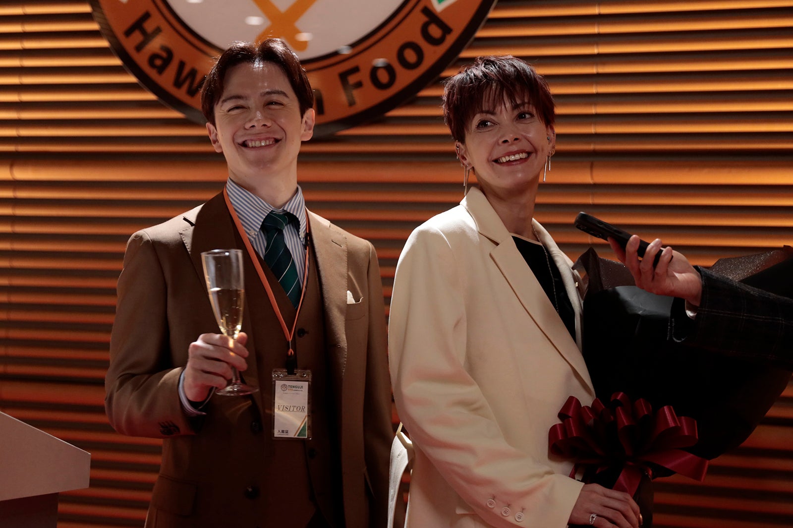 ウエンツ瑛士、土屋アンナ「プライベートバンカー」第7話（C）テレビ朝日