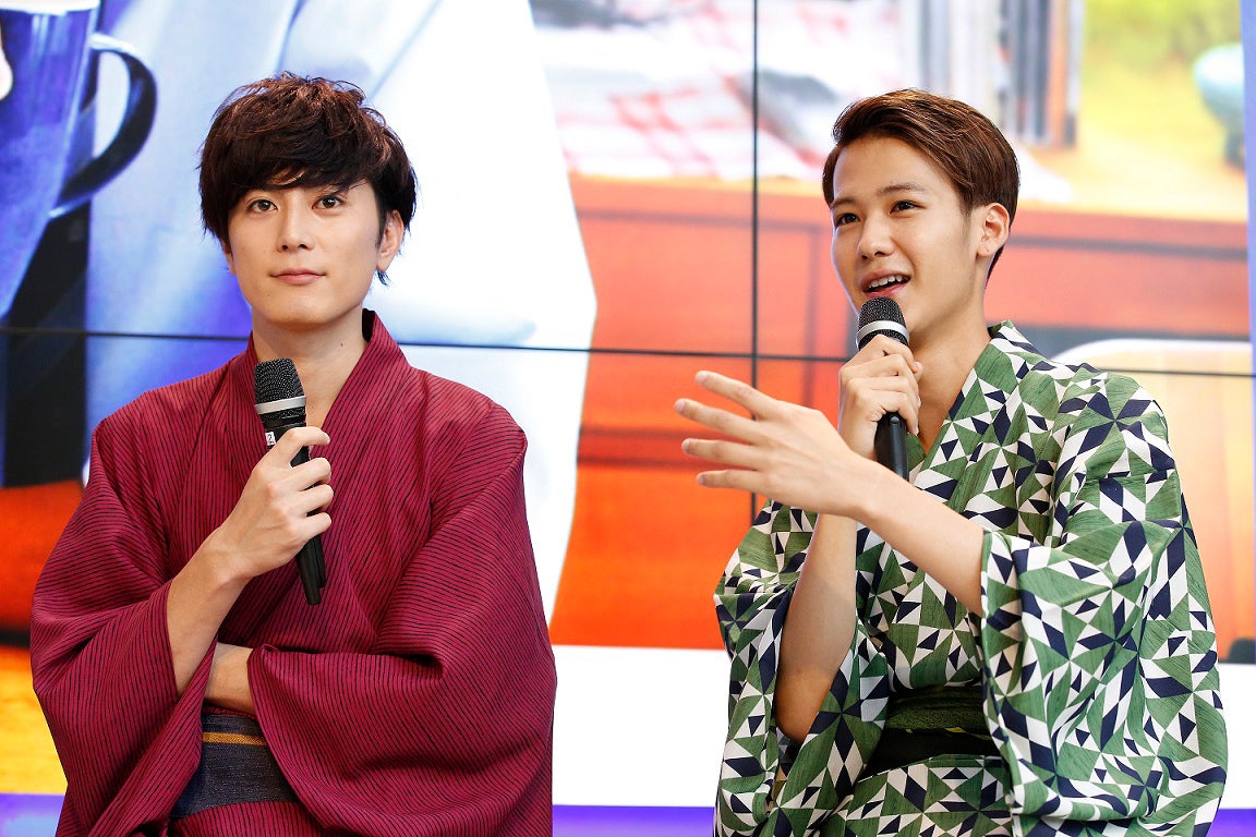 間宮祥太朗＆葉山奨之、浴衣姿で200人魅了　窪田正孝から“べた褒め”