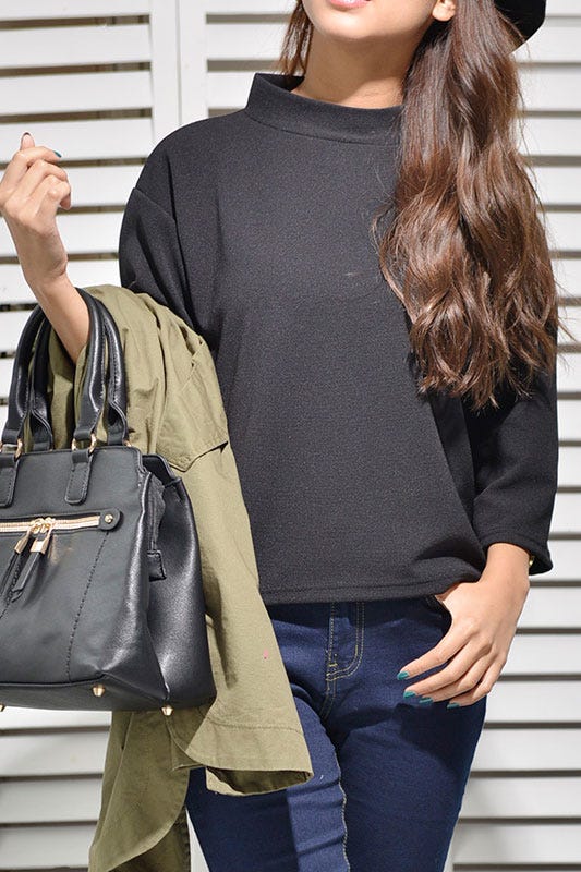 さらっと肌心地プチタートルトップス「coca」1,490円(税込)/画像提供:coca