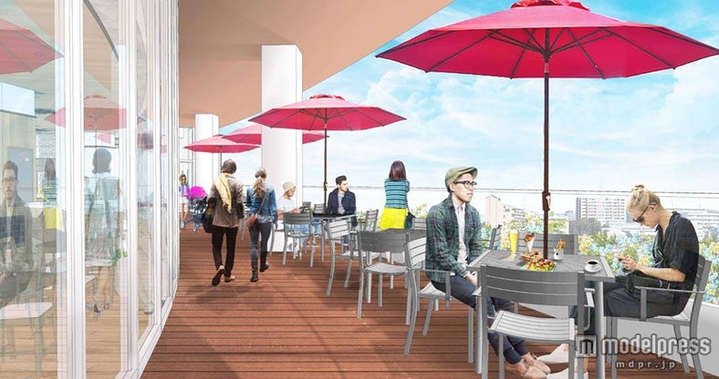 「EVVIVA！（エヴィーバ！）」テラス席／画像提供：三井不動産