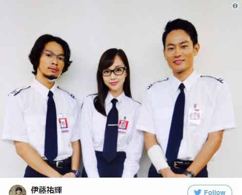 「コード・ブルー」“ドクターヘリ”支える伊藤祐輝&岩井拳士朗&伊藤ゆみが3ショットを公開