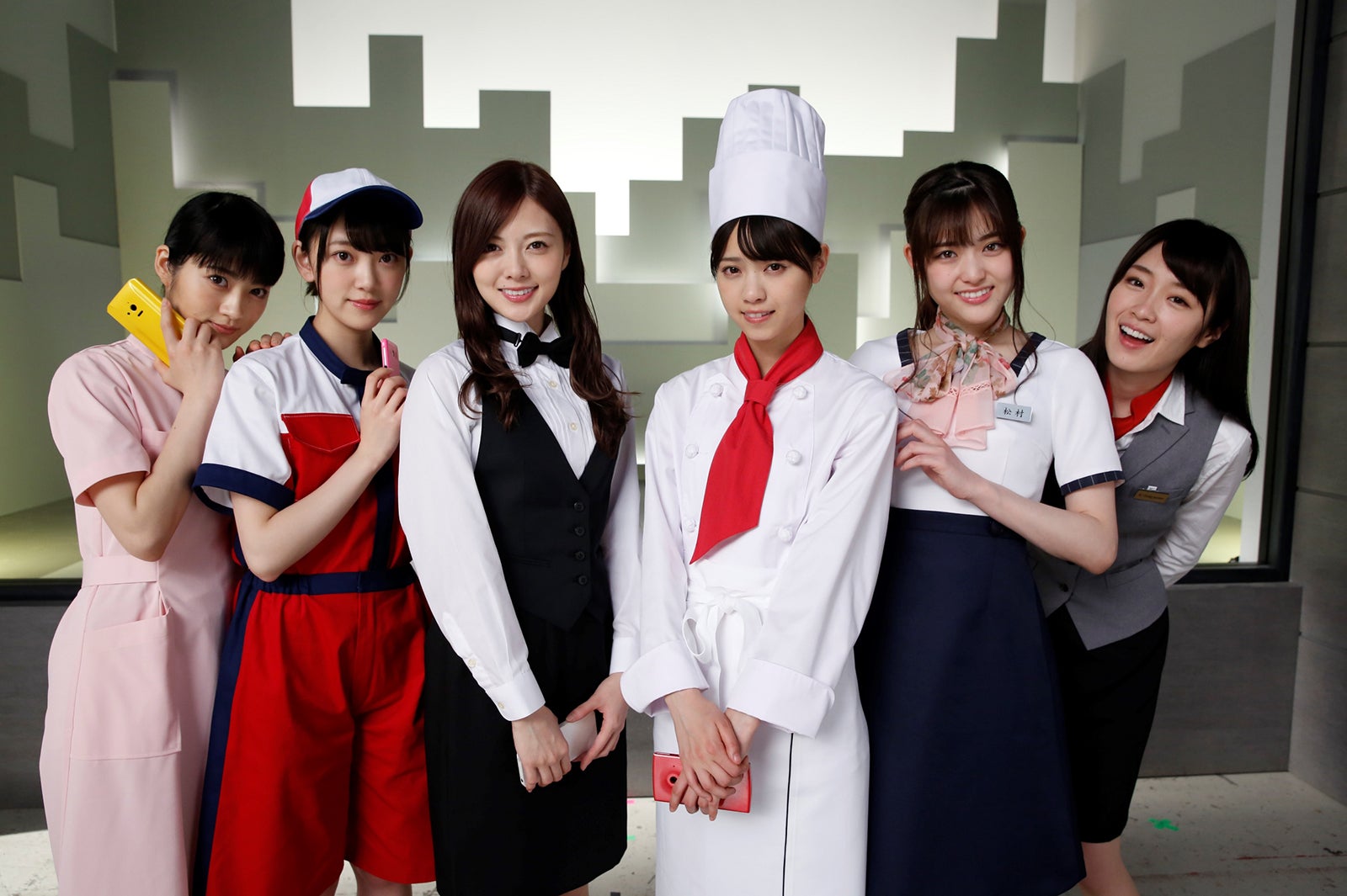 乃木坂46・CMメイキング「かわいい制服」編／提供写真