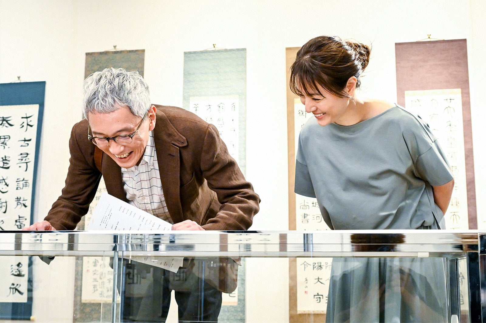 松重豊、井川 遥／「持続可能な恋ですか？～父と娘の結婚行進曲～」第6話より（C）TBS