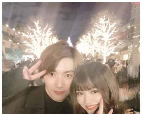 なちょす&那須泰斗、イブにイルミデート 大人っぽ2ショットに「雰囲気変わった」と反響
