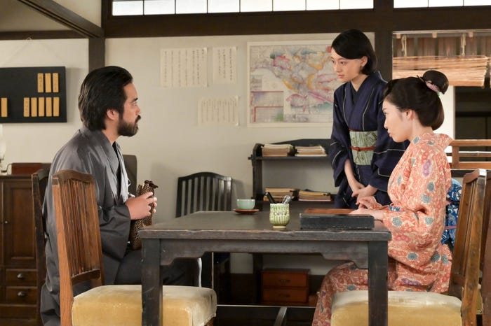 三浦貴大、上坂樹里、木越明「風、薫る」第117話(C)NHK