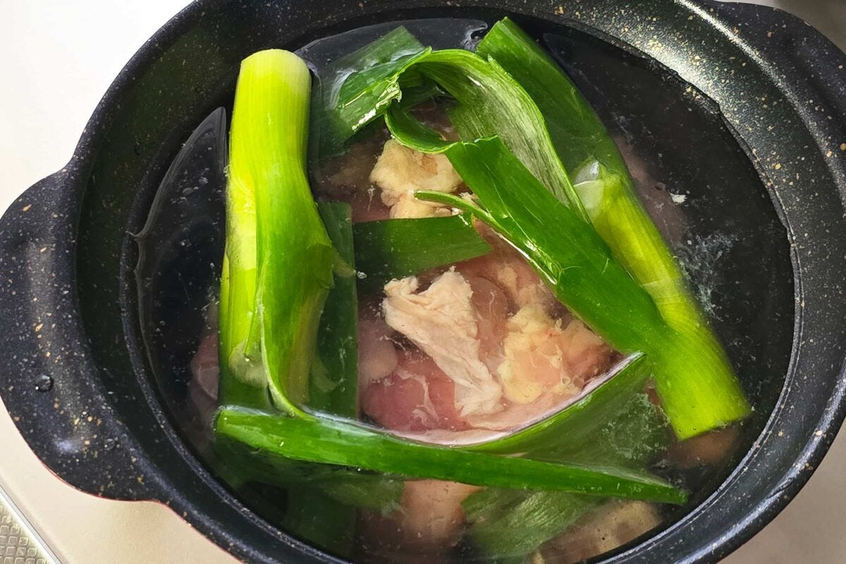 鶏ねぎ鍋