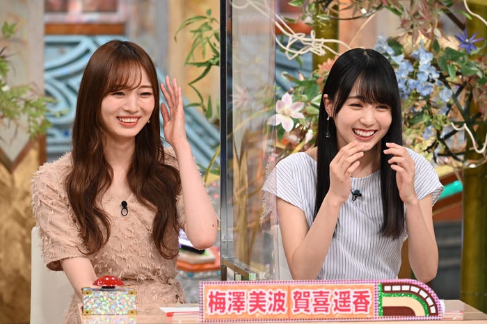 梅澤美波、賀喜遥香 (画像提供:テレビ朝日)