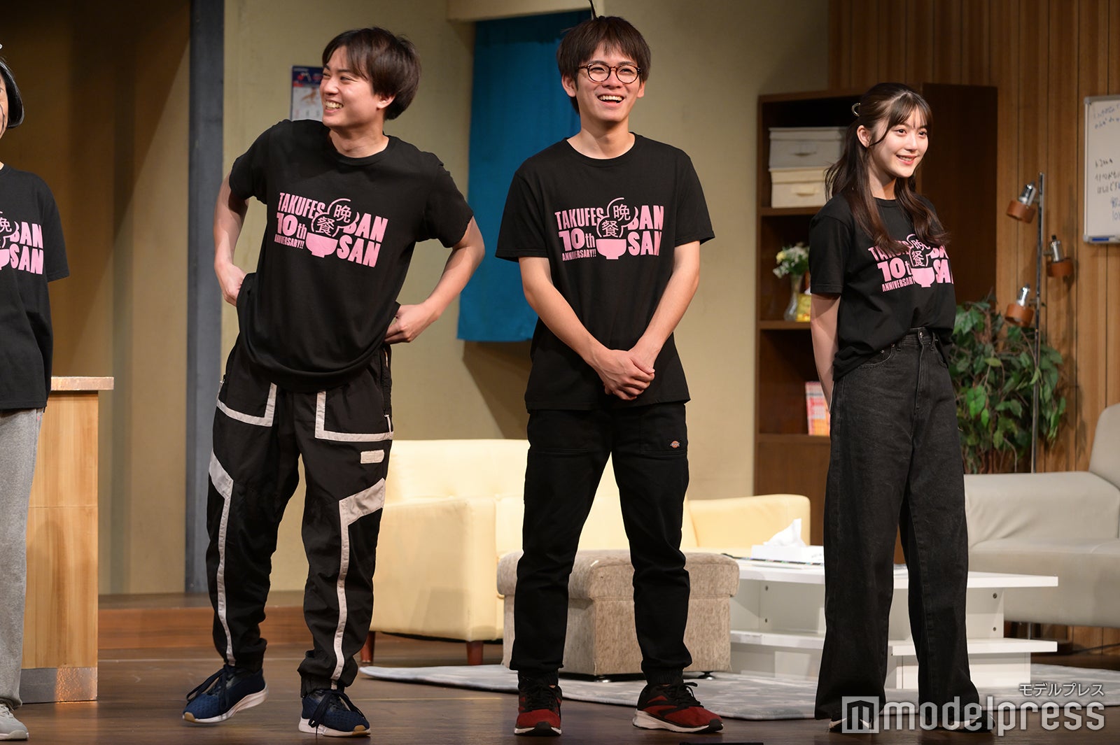 大薮丘、広田亮平、中野恵那（C）モデルプレス