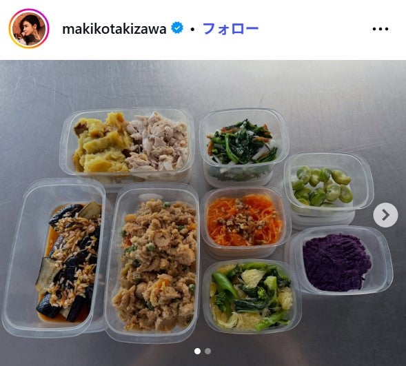 滝沢眞規子Instagramより