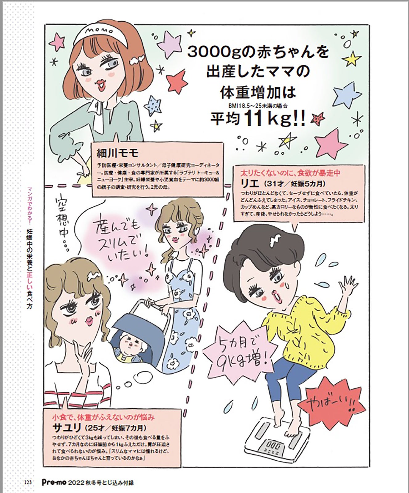 【とじ込み付録】マンガでわかる！妊娠中の栄養と正しい食べ方 （提供写真）