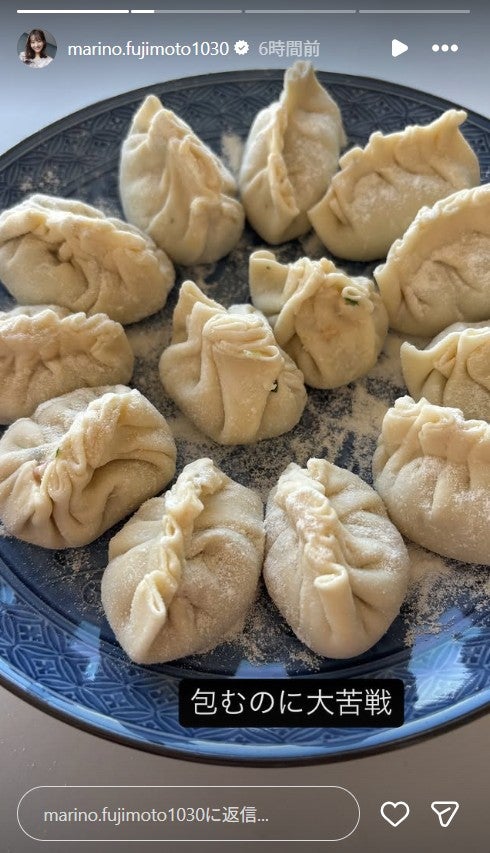 藤本万梨乃アナInstagramストーリーズ