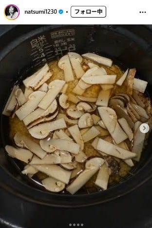 小川菜摘Instagramより