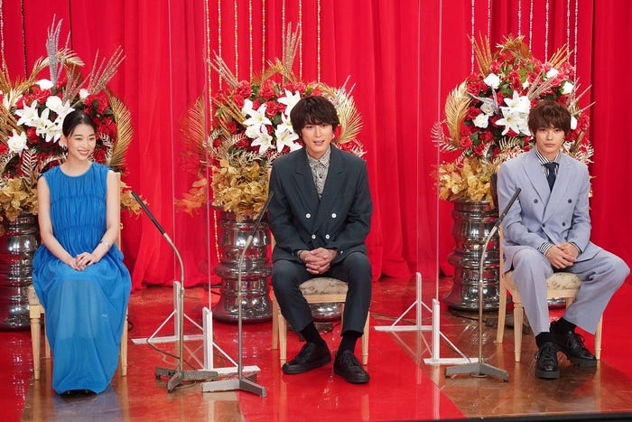 森川葵、間宮祥太朗、神尾楓珠(C) フジテレビ