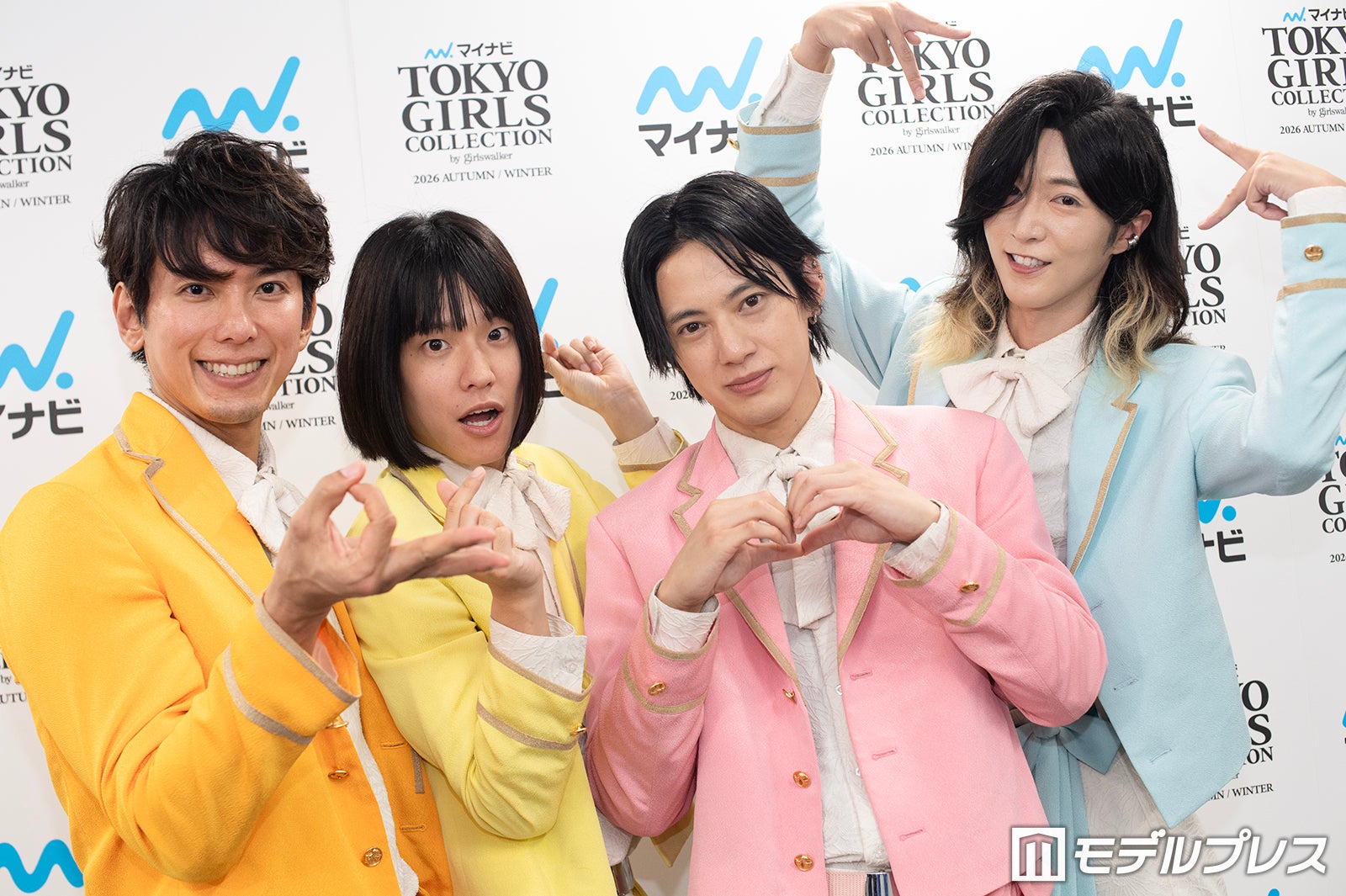 モナキ、2026年下半期の目標は「紅白歌合戦」ワンルーム住み・じんは1LDK引っ越しへの夢掲げる【TGC2026A/W】