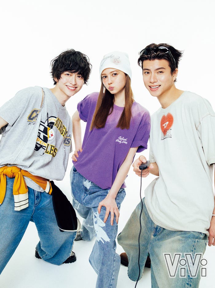 池田匡志、愛花、渡辺碧斗(画像提供:講談社)