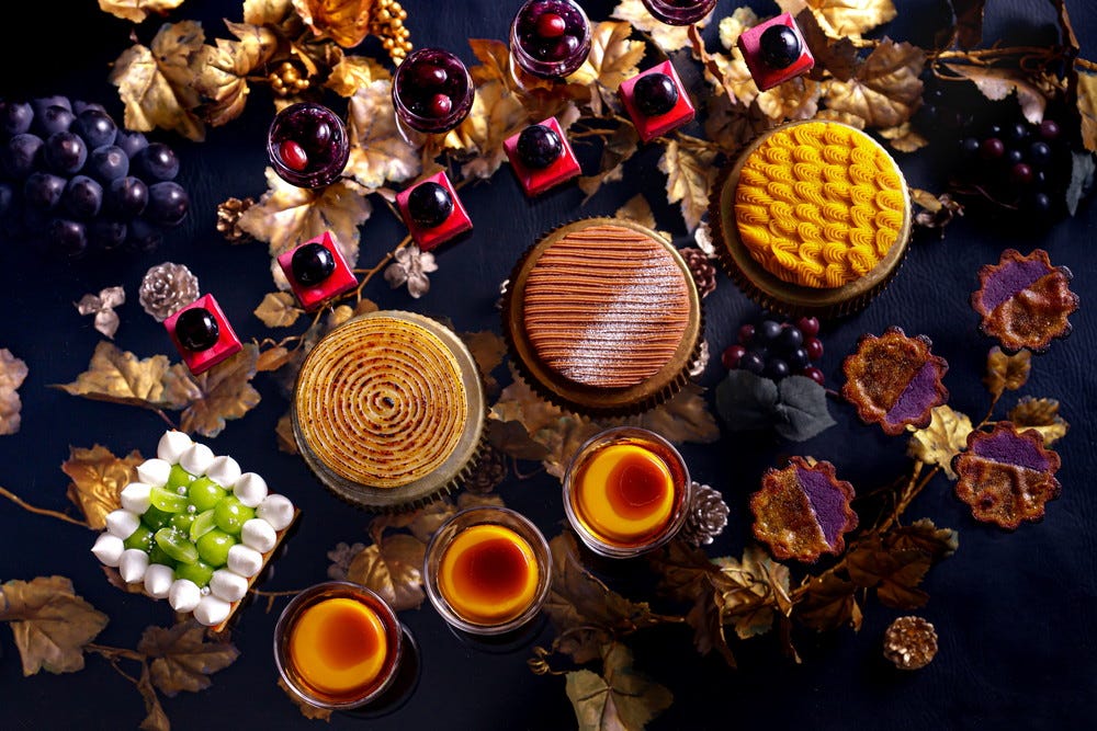 秋の味覚“芋・栗・南瓜“テーマのスイーツビュッフェ、ホテルニューオータニ大阪で開催