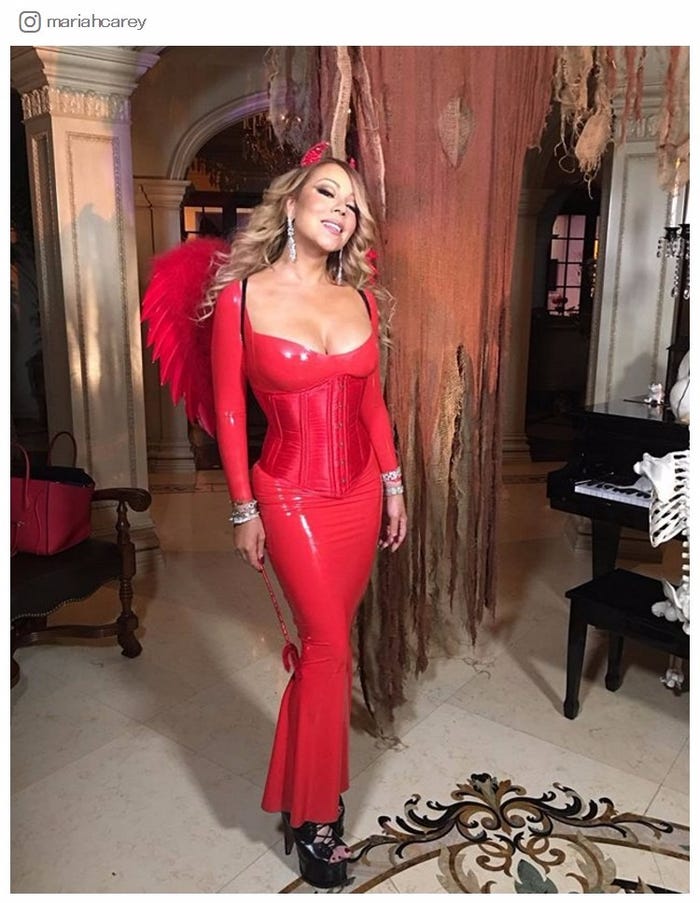 デビルのマライア・キャリー(マライア・キャリーInstagramより)