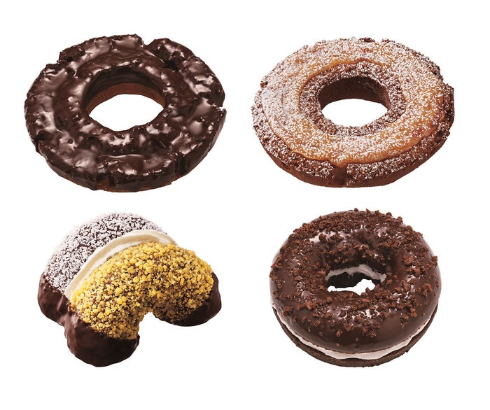 ミスド「夢のドーナツ」人気の4種が新生地になって復活／画像提供：ダスキン