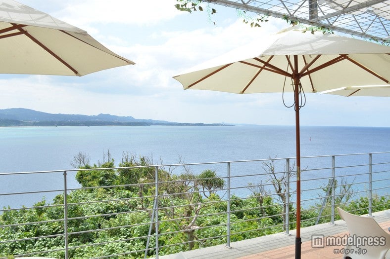 絶景が堪能できるテラス席