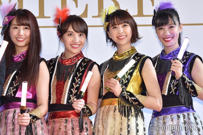 佐々木彩夏、百田夏菜子、玉井詩織、高城れに (C)モデルプレス