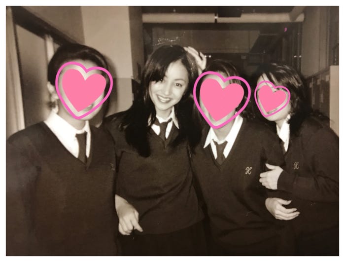 16歳、高校生時代の矢田亜希子/矢田亜希子オフィシャルブログ(Ameba)より