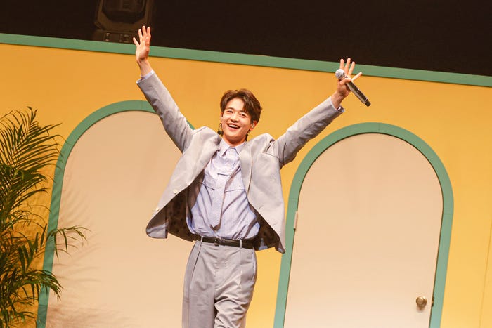 ミンホ/「SHINee WORLD J Presents “BEST CHOI's MINHO” 2022」の様子(提供写真)