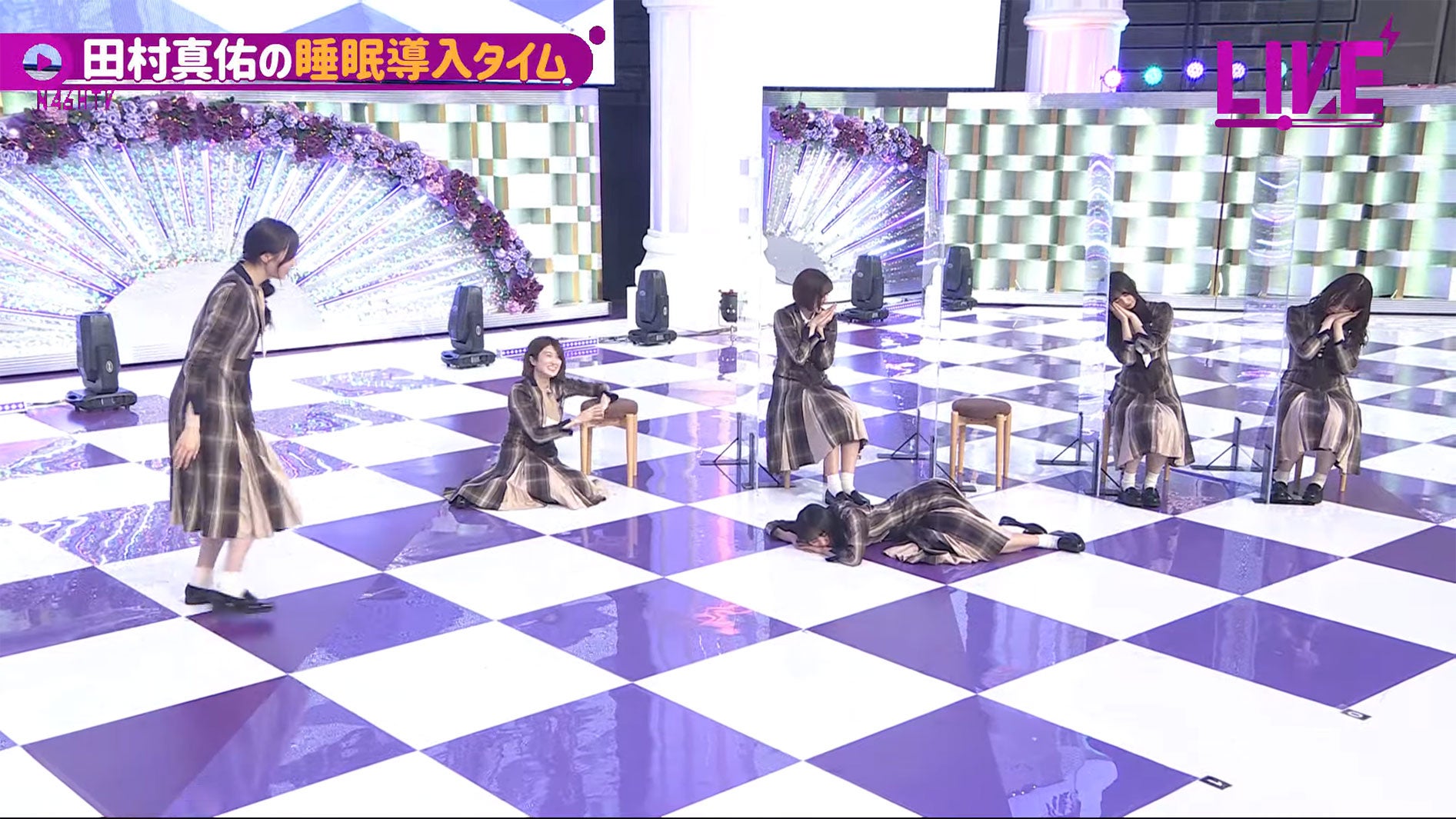 梅澤美波、樋口日奈、和田あまや、遠藤さくら、齋藤飛鳥、山崎怜奈／乃木坂46YouTubeチャンネル「乃木坂配信中」乃木坂46時間TVより