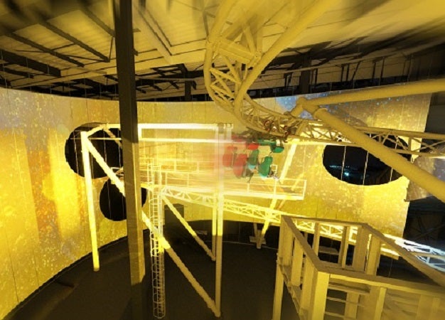 「リポビタンロケット☆ルナ 製造工程シーン」／画像提供：よみうりランド