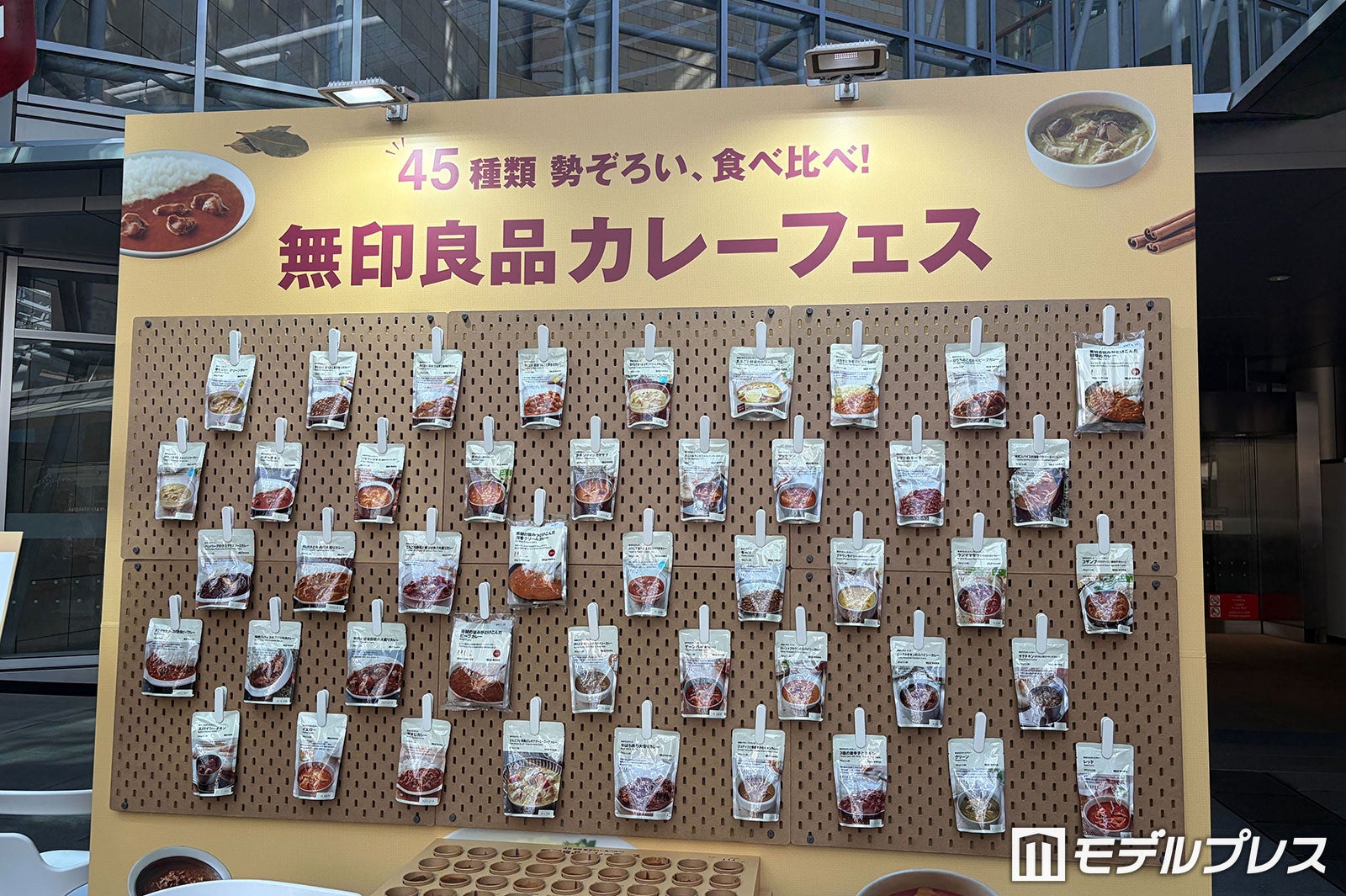 45種類のカレーが展示（C）モデルプレス