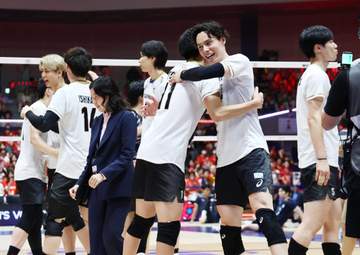高橋藍「何が何でも勝ちたい」韓国に快勝で五輪切符まであと1勝 決勝のイラン戦へ「自分たちのバレーをすることが一番」
