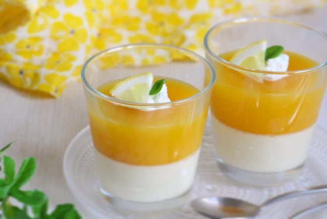 コストコLANGERSオレンジジュースアレンジレシピのゼリー