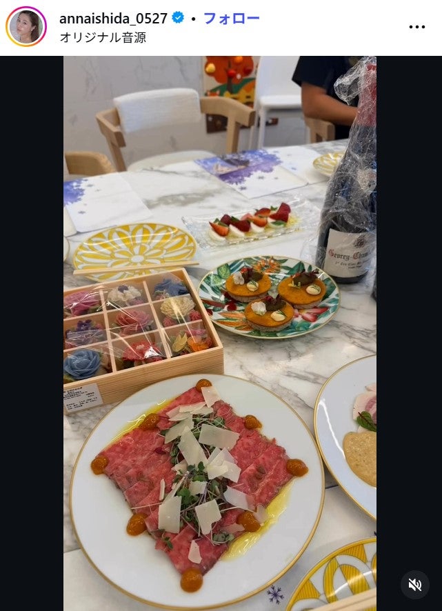 石田安奈Instagramより